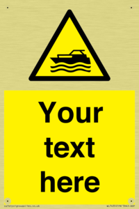 Custom Warning motorised watercraft